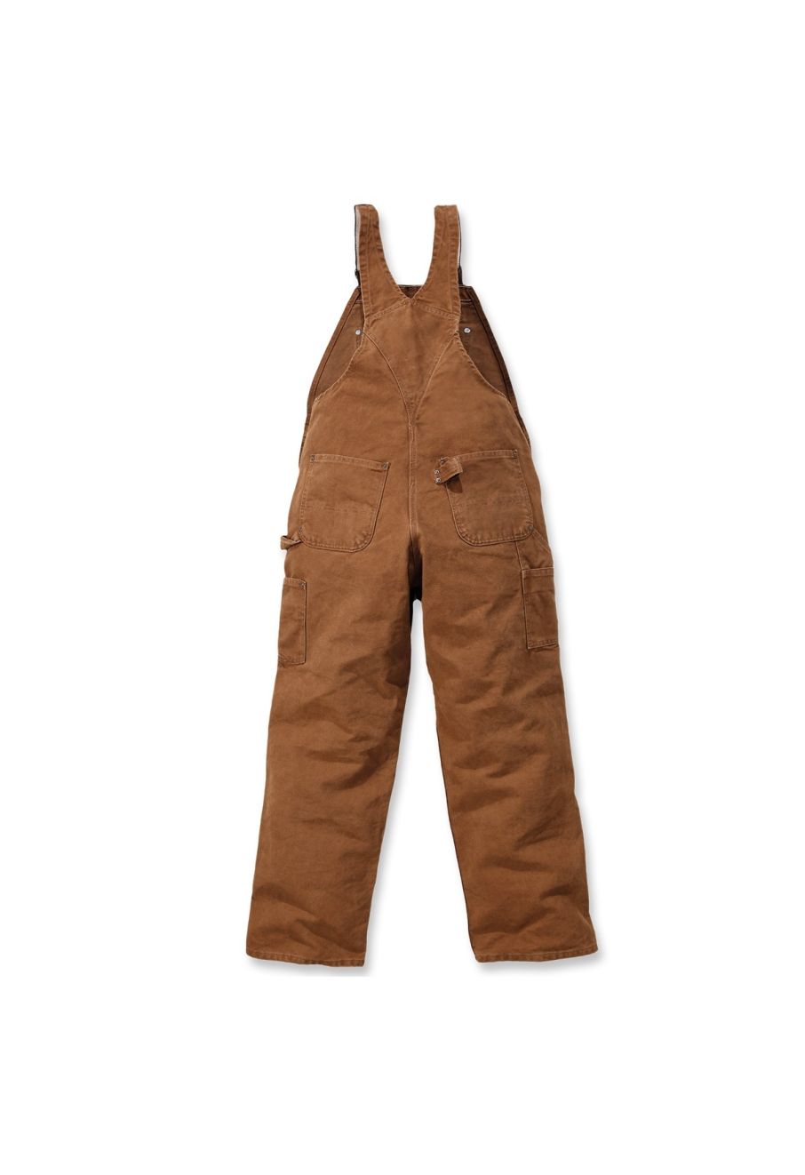 Carhartt R06 Sandstone Bib Overall - Dark Brown
