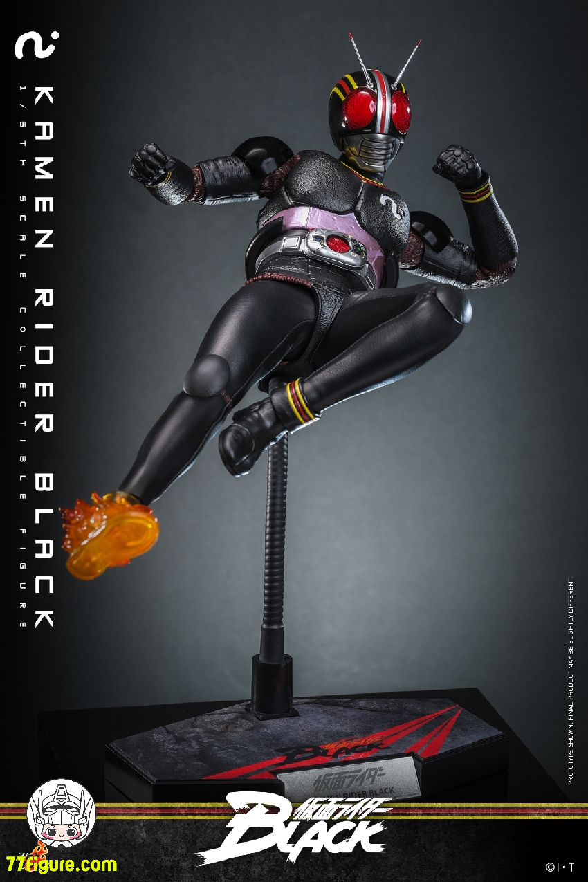 HotToys 1/6 TMS158 仮面ライダーブラック 塗装済み可動フィギュア