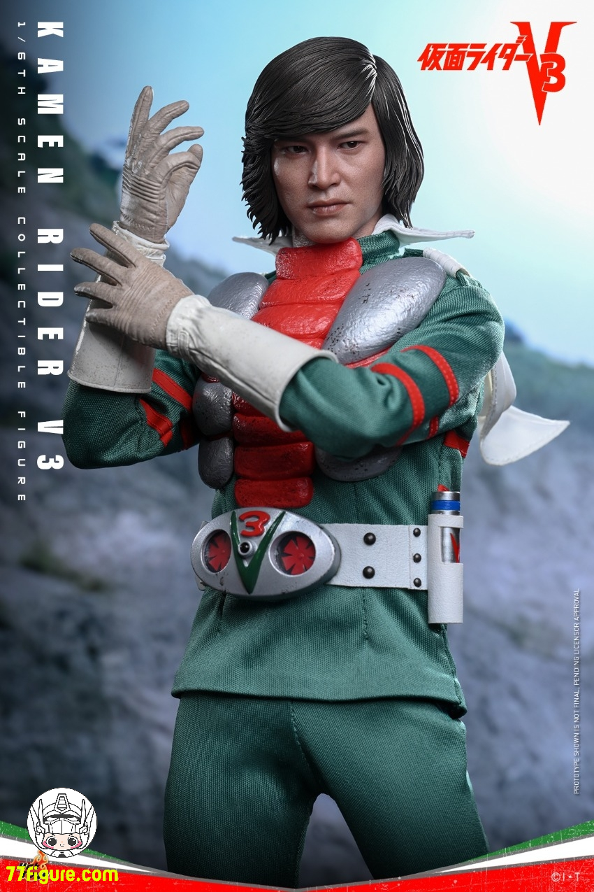 HotToys 1/6 TMS162B 仮面ライダーV3 風見志郎 限定版 塗装済み可動