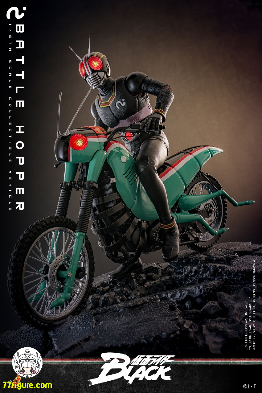 HotToys 1/6 TMS161 仮面ライダーBLACK バトルホッパー 塗装済み可動