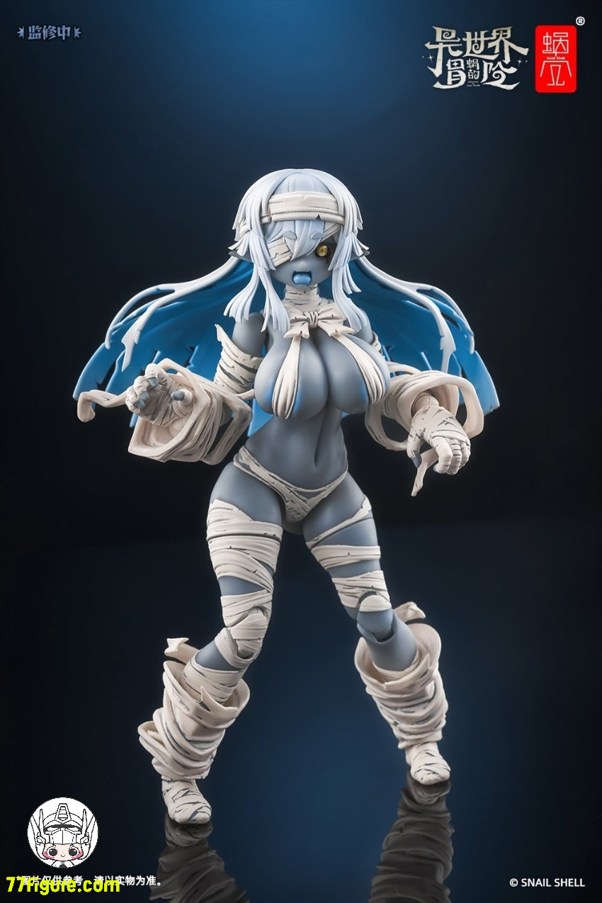 蝸之殻(スネイルシェル) RPG-03 ゾンビ娘 グリザ 塗装済み可動