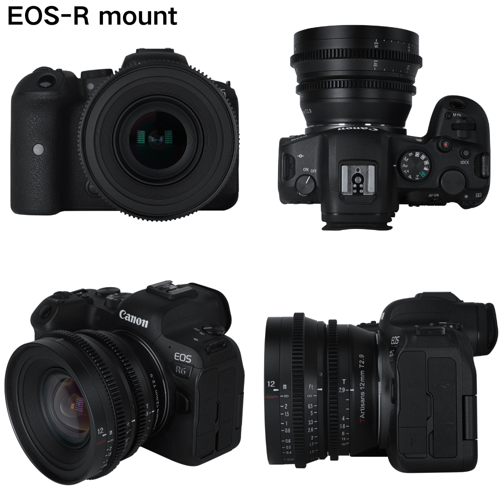 MF 12mm T2.9 APS-C MF Cine Lens for E/FX/M43/EOS-R/Z/L – Official