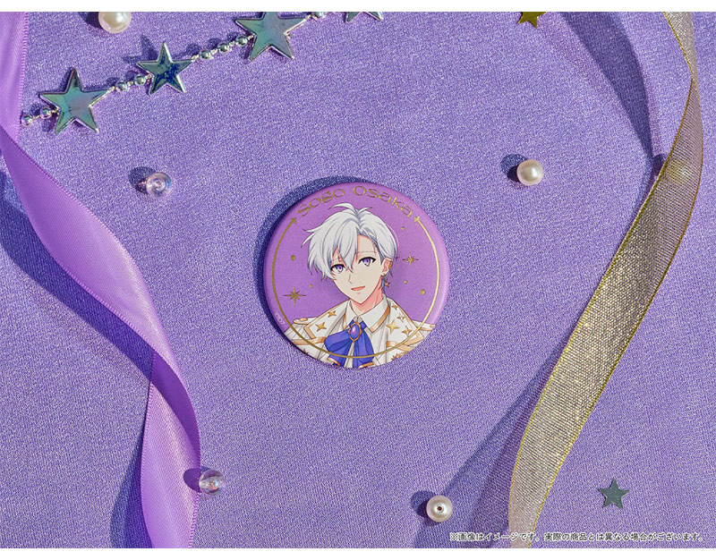 ᡣ*੭様 アイナナ 逢坂壮五 7thAnniversary 箔押し 缶バッジ ま ᡣ*੭