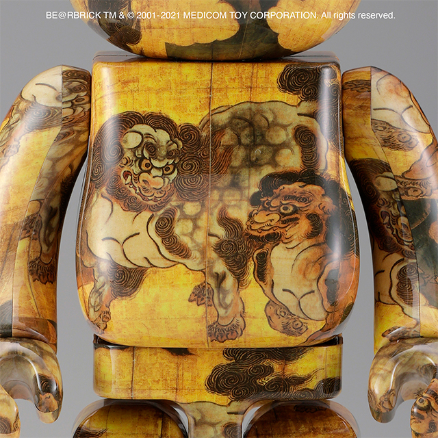 BE@RBRICK 狩野永徳「唐獅子図屏風」 100% ＆ 400% 抽選販売