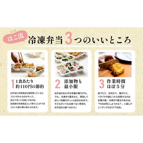 毎日悩まない！はこの冷凍作りおきで朝ラク5分弁当 通販｜セブン