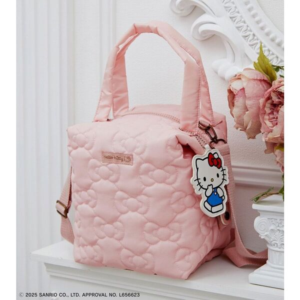 HELLO KITTY リボンな 3wayキルティングBAG BOOK キュートPINK (宝島社