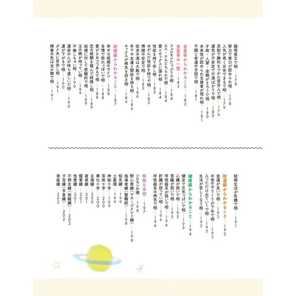 星ひとみの はじめてでもすぐわかる！天星手相術 手のひらに現れる