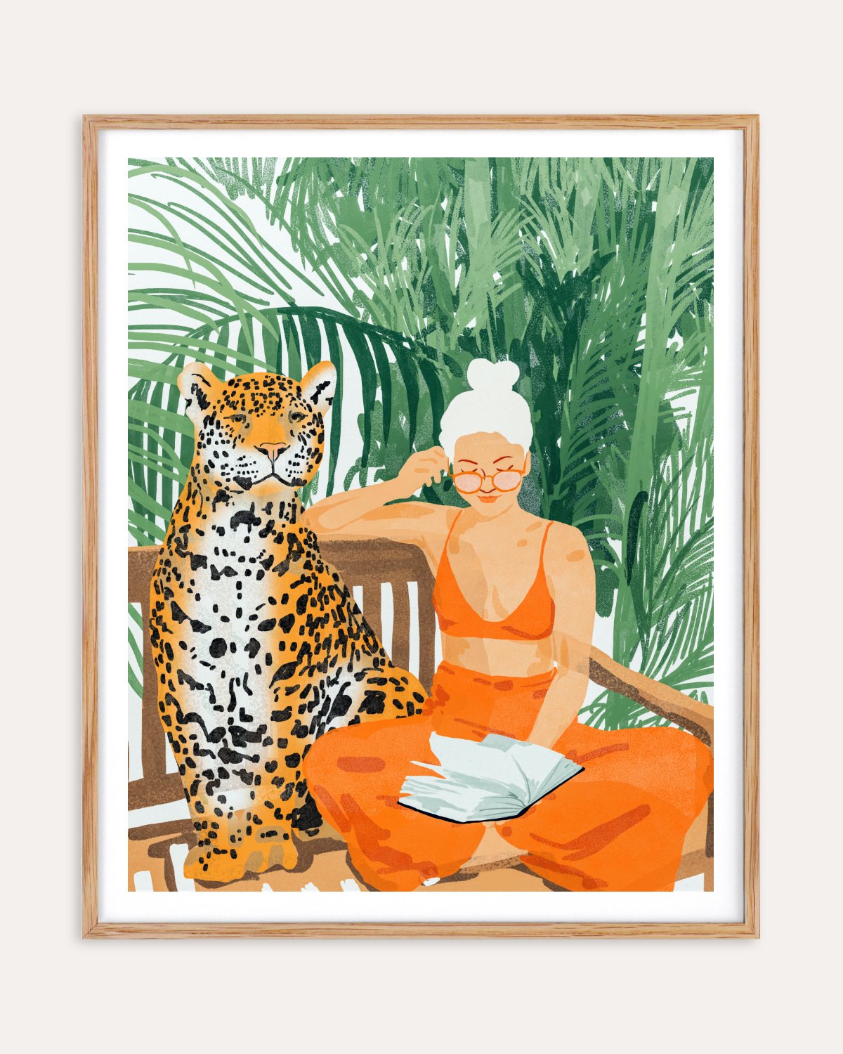 Shop Jungle Vacay (Original) Art Print - 83 Oranges