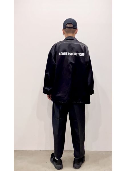 COOTIE / R/C Satin Coach Jacket -Black- | 80-HACHIMARU-