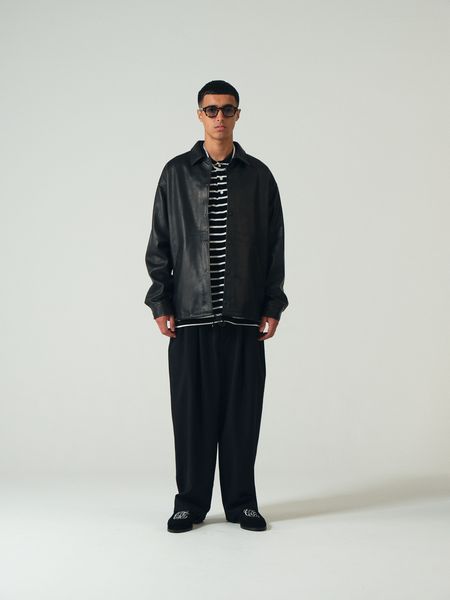 COOTIE / Leather Coach Jacket | 80-HACHIMARU-