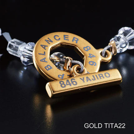 スポーツネックレス〕8シリーズ ネックレス GOLD TITA22【GREEN