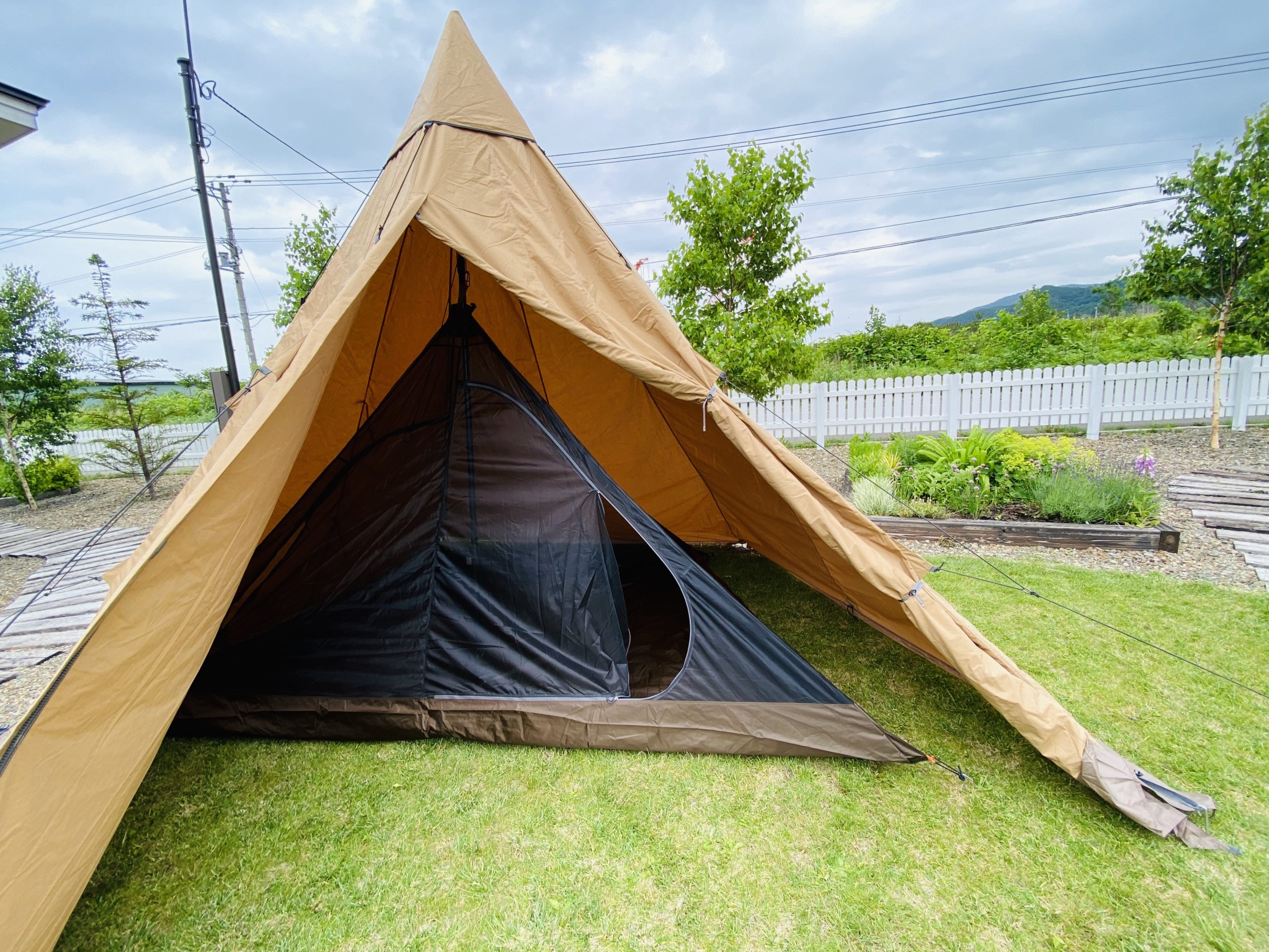 VISIONPEAKS(ビジョンピークス)TCティピシェルター購入レビュー！使用