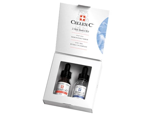 Revitalize skin with Cellex-C 2-Step Starter Kit – High Potency Serum.