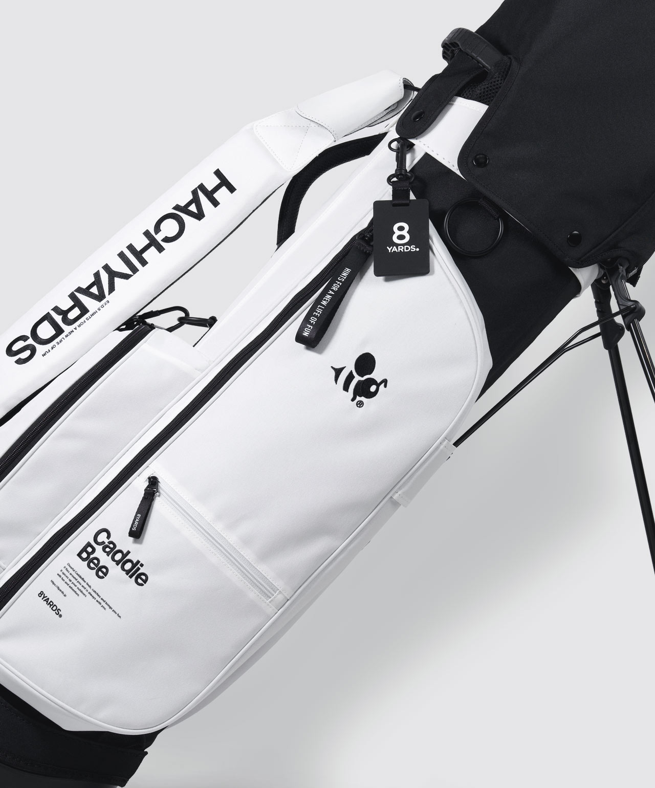 8YARDS / CADDIEBAG STAND | White