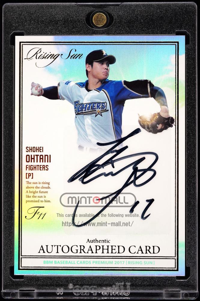 大谷翔平 プリントサインカード 2014BBM特別プロモーションカード 大谷