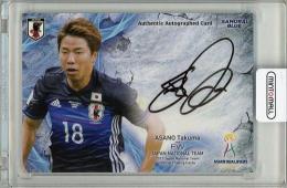 サッカー　日本代表　浅野拓磨　1of1 直筆サインカード　autograph Amazon.co.jp: 浅野拓磨 サインカード 日本代表 サッカー サインカード