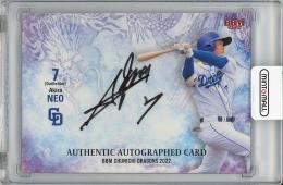 EPOCH2022ブライト健太選手 直筆サインカード epoch2022ブライト健太 54枚限定直筆サインカード 中日ドラゴンズ