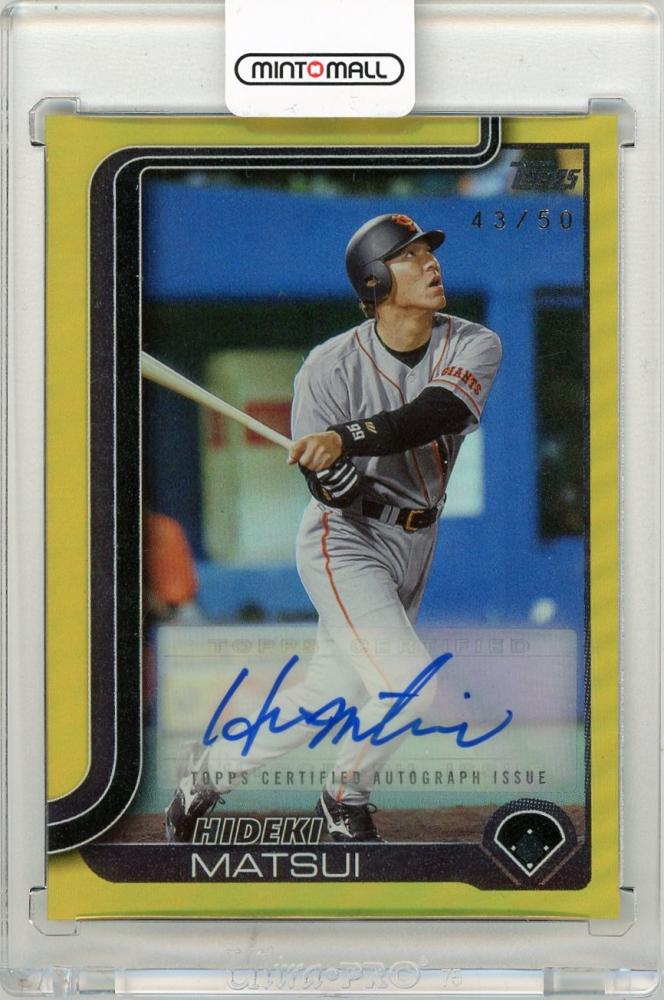 MLB ニューヨーク・ヤンキース 松井秀喜 ＃55 直筆サイン入り フォト