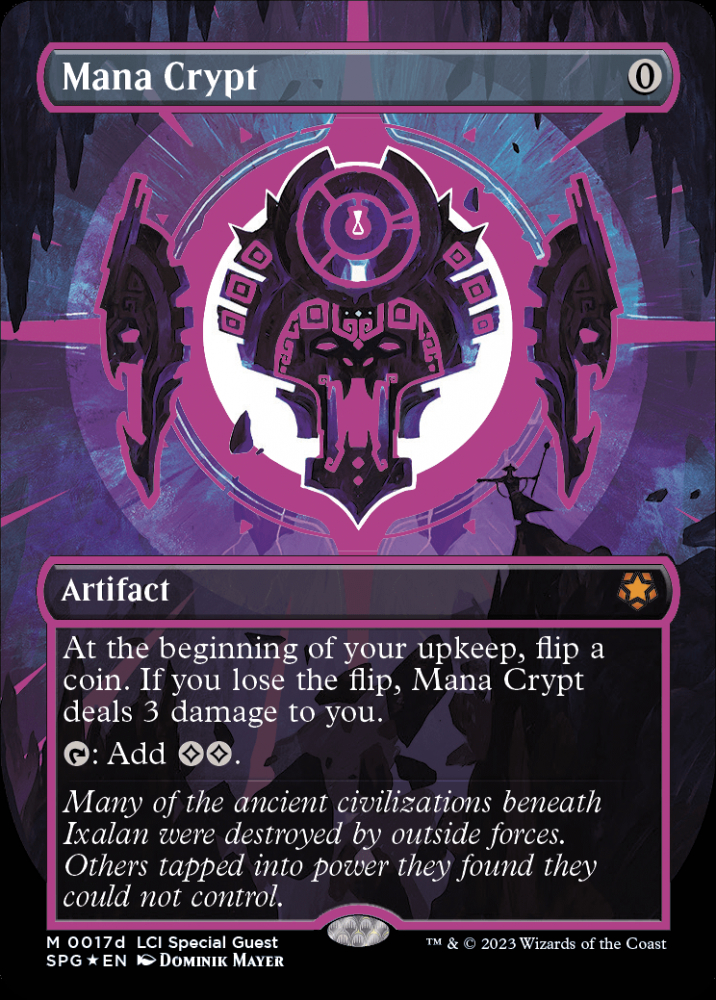 MTG 魔力の墓所 Mana Crypt MPS FOIL 部分光沢 英語版 MTG 魔力の墓所