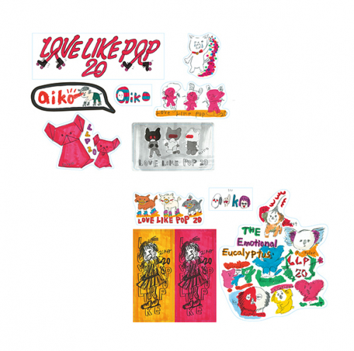 aiko aiko ステッカー LLRL2 大人気ないアイコうまくいくステッカー