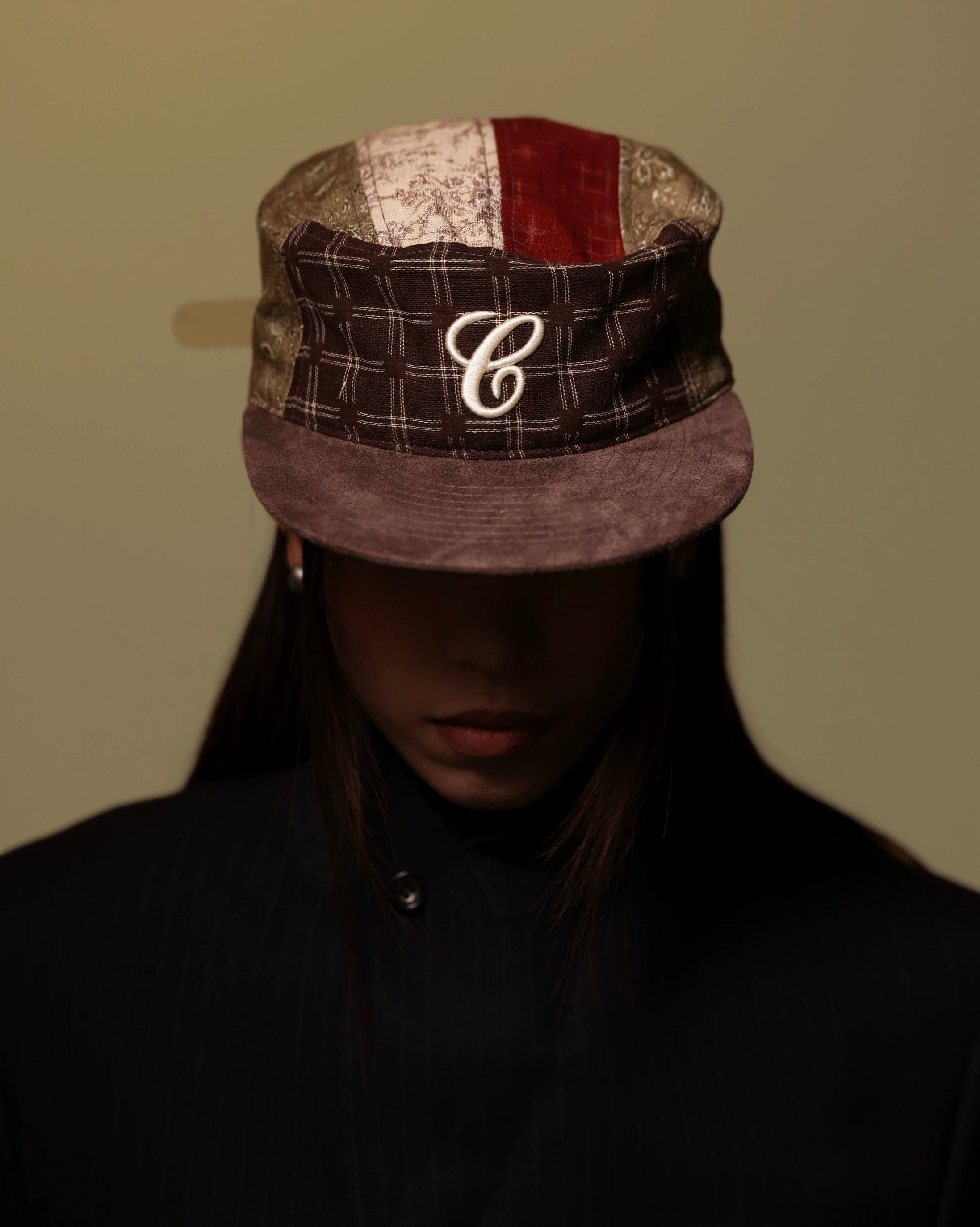 6CRAYON Vintage Patchwork Flat Top Baseball Cap – 96Dragon Studio