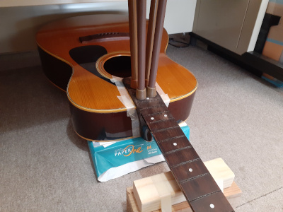 YAMAHA FG-152 リペア日記 :: 小松島ミュージックパーク