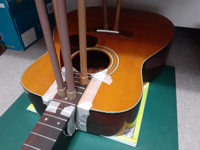 YAMAHA FG-200 リペア日記 :: 小松島ミュージックパーク