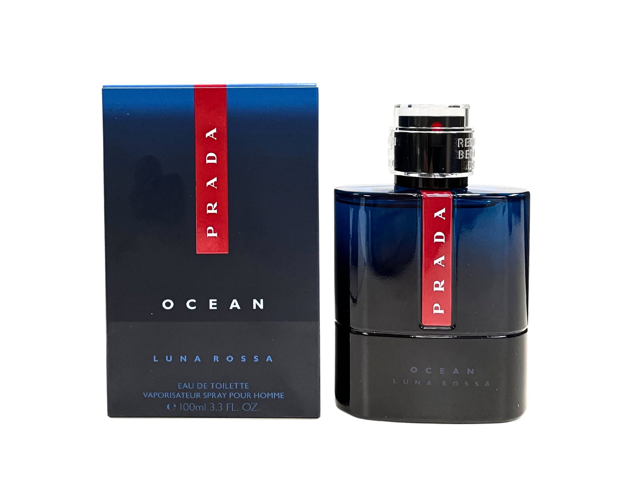 Prada Luna Rossa Ocean Eau De Toilette for Men | 3.3 oz / 100 ml