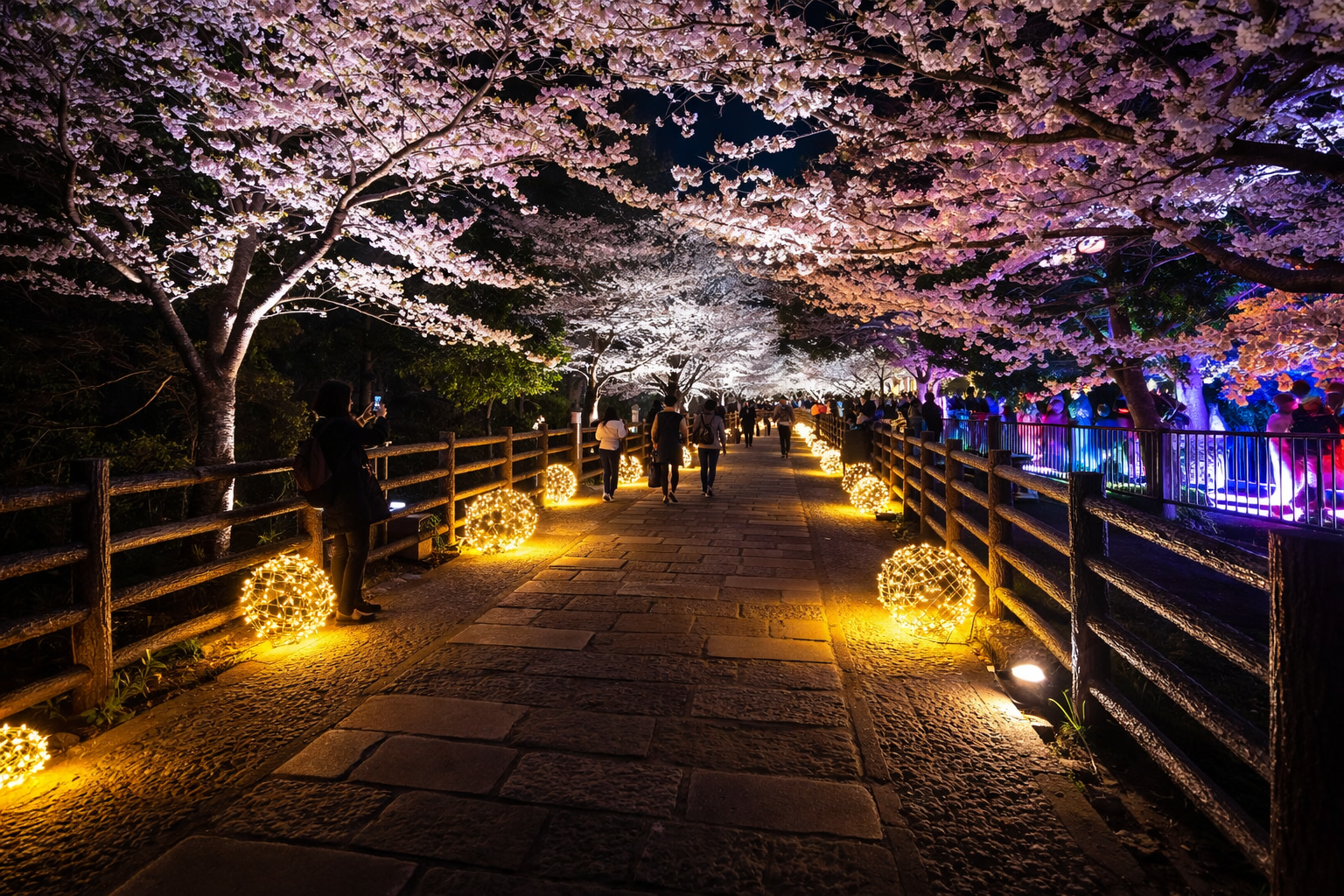 須磨浦公園 敦盛桜2026【夜桜プロジェクション】