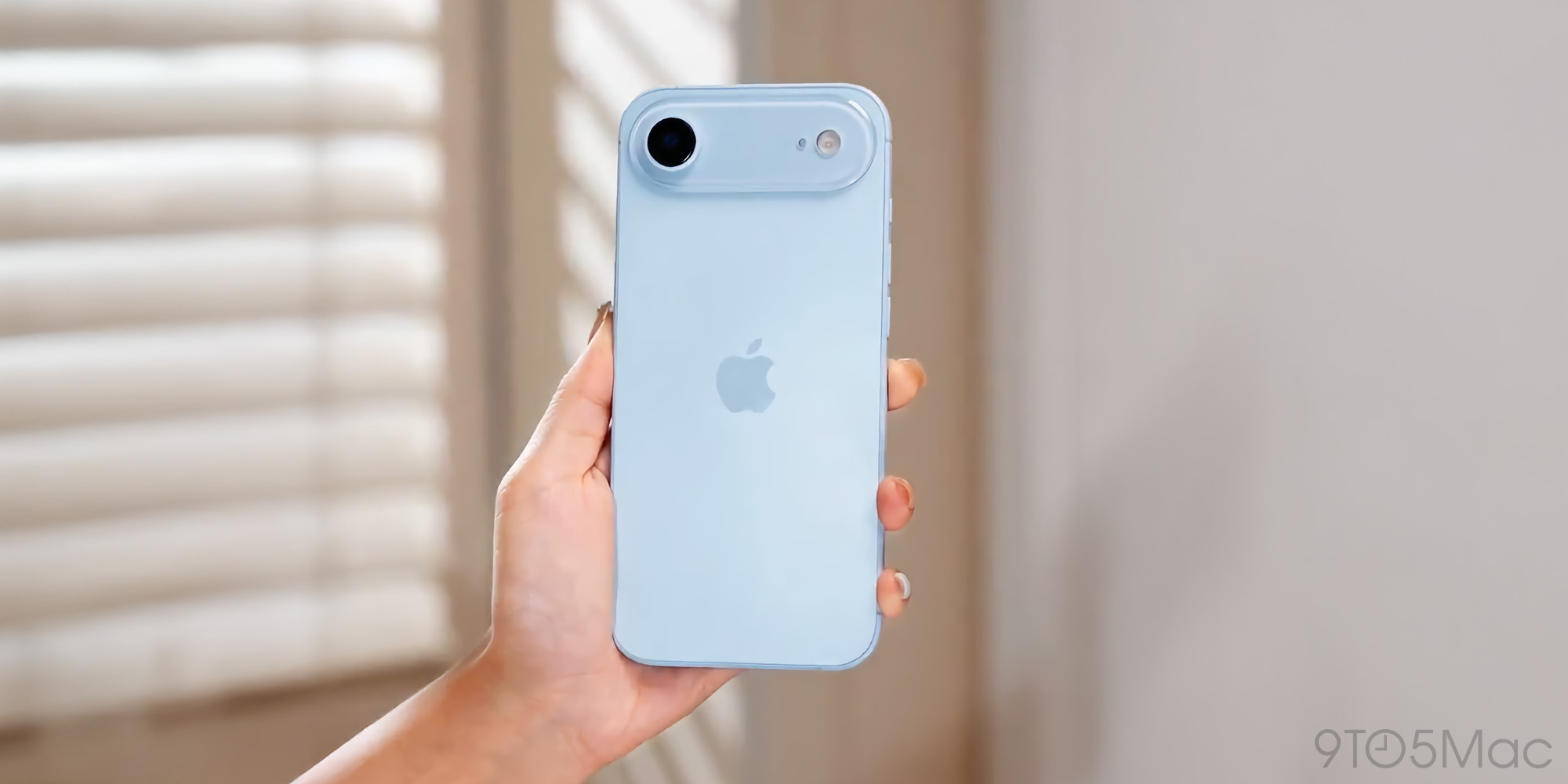 New iPhone 17 Air video reveals beautiful Sky Blue dummy model