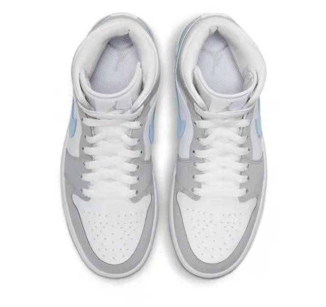AIR JORDAN 1 MID WMNS WOLF GREY ALUMINUM | Kixify Marketplace