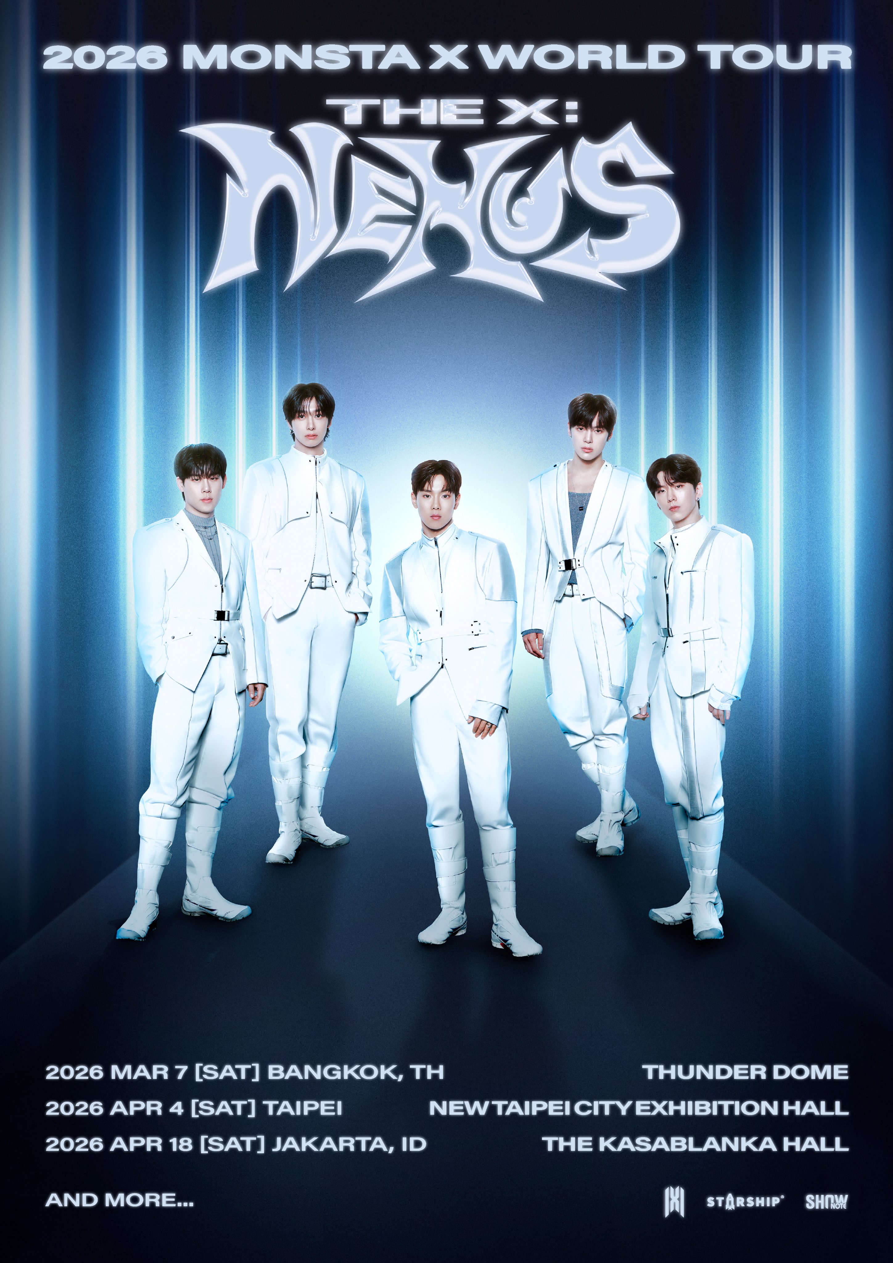 MONSTA X Announces More Stops For 2026 World Tour 