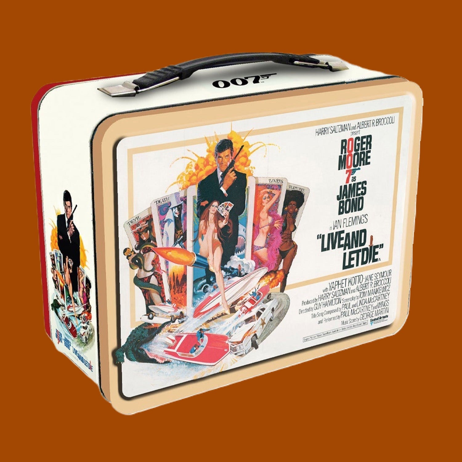 James Bond Live And Let Die Tin Tote Lunch Box | Official 007Store