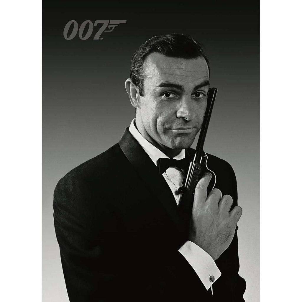 James Bond Sean Connery Black & White Postcard