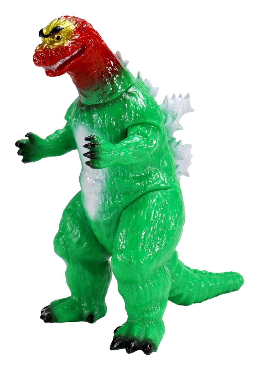 ゴジラは獅子舞、ヘドラはダルマに…正月仕様になった「ゴジラ」ソフビ