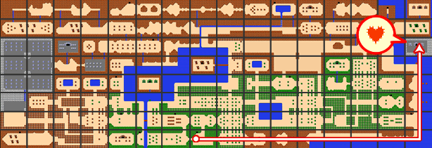 ゼルダの伝説1 攻略／表ゼルダ 簡略版 - 01Nintendo