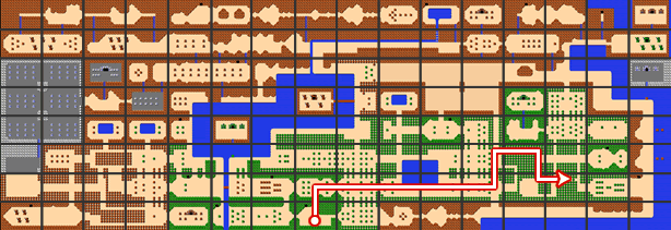 ゼルダの伝説1 攻略／表ゼルダ 簡略版 - 01Nintendo