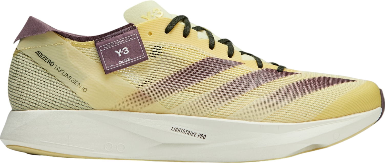 Adidas Y-3 Takumi Sen 10 WMNS Almost Yellow / Shadow Fig - Aug