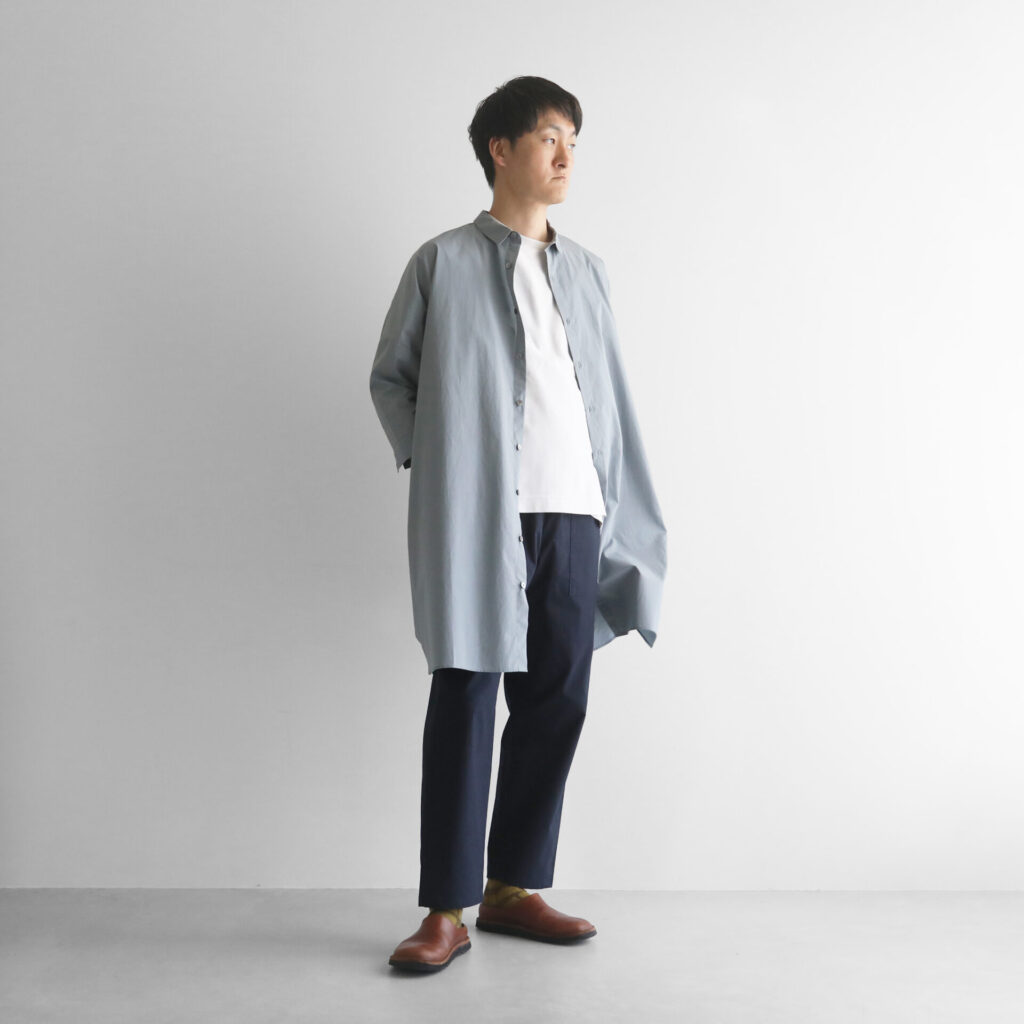 ほぼ日コラボ］タイプライタークロスロングシャツ 004をリリースしま