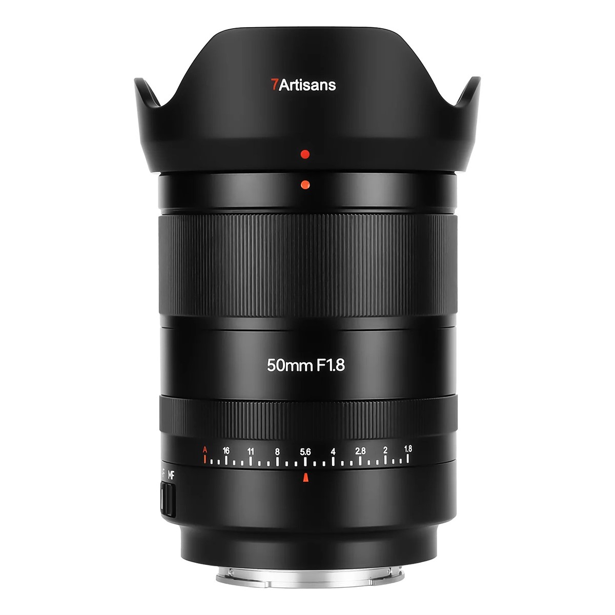 7Artisans 50mm F1.8, its first autofocus lens, now shipping