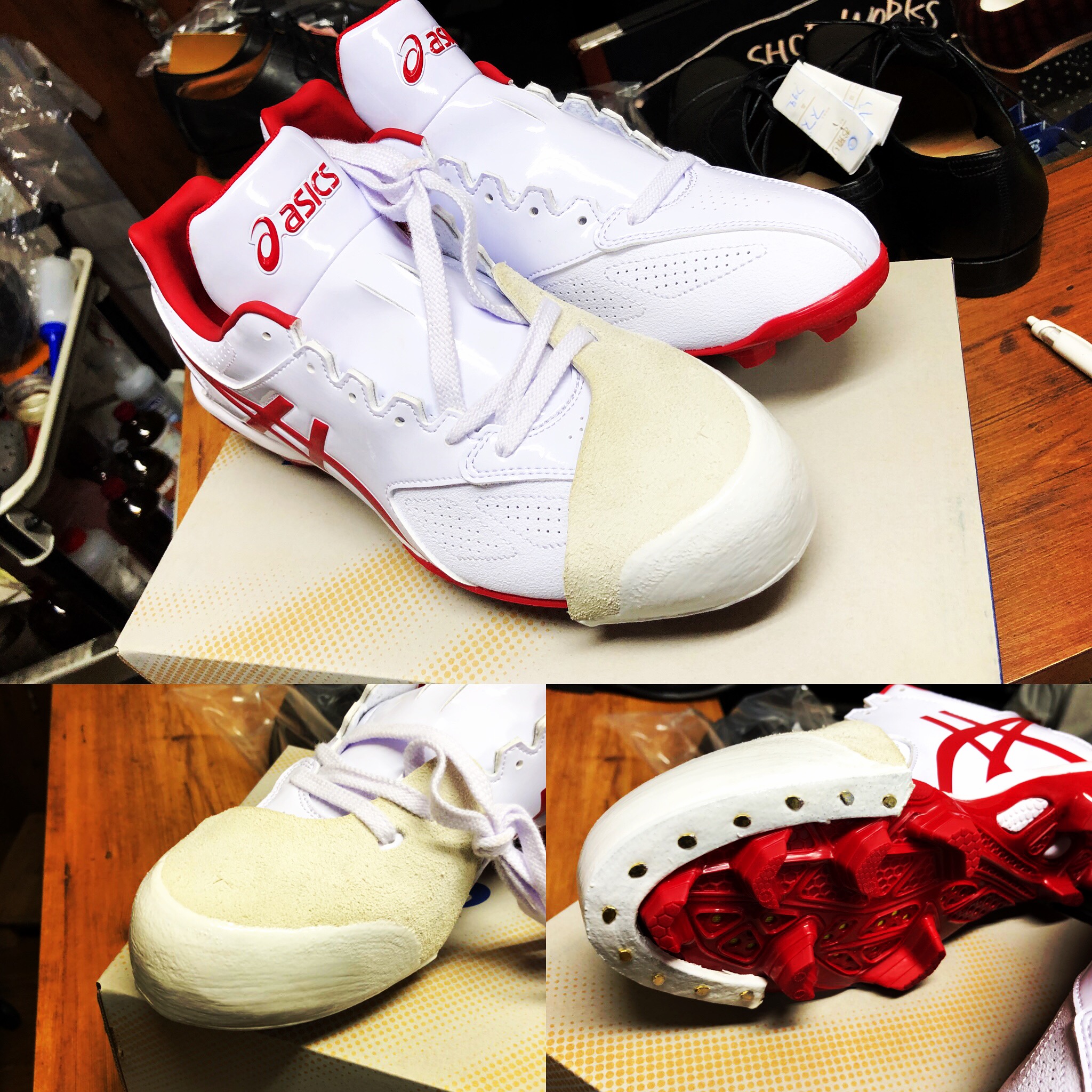 アシックス スパイク P革 | 106shoeworks