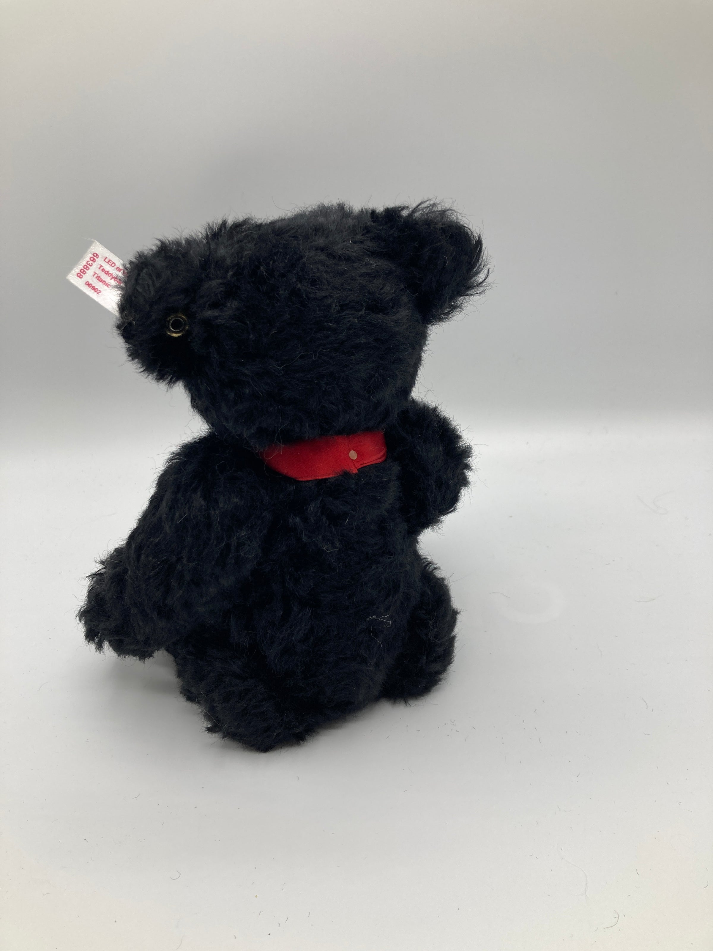 Steiff Limited Edition Black Mohair Titanic Mourning Bear With All