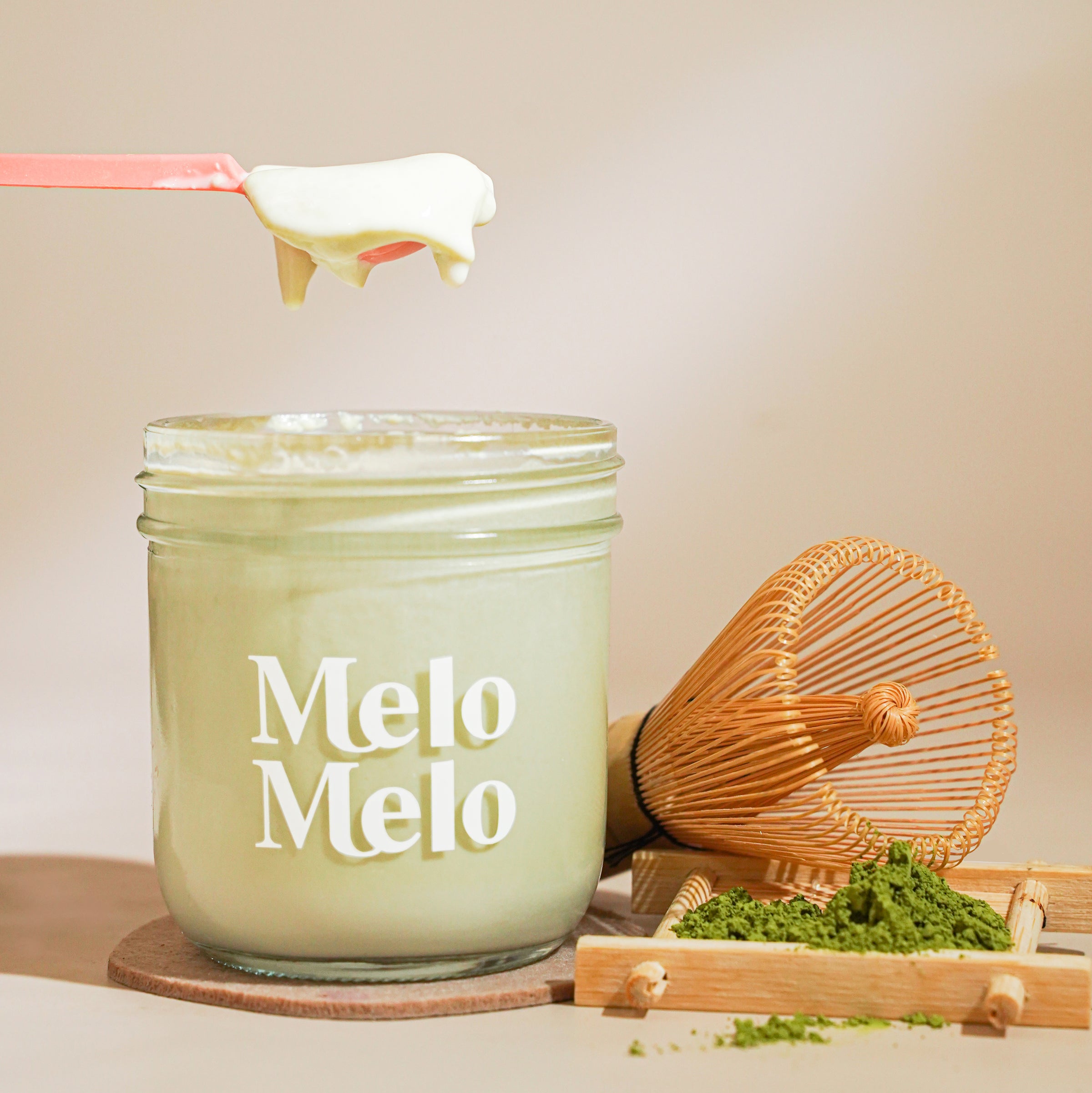 Matcha Coconut / 抹茶椰子冻| Melo Melo