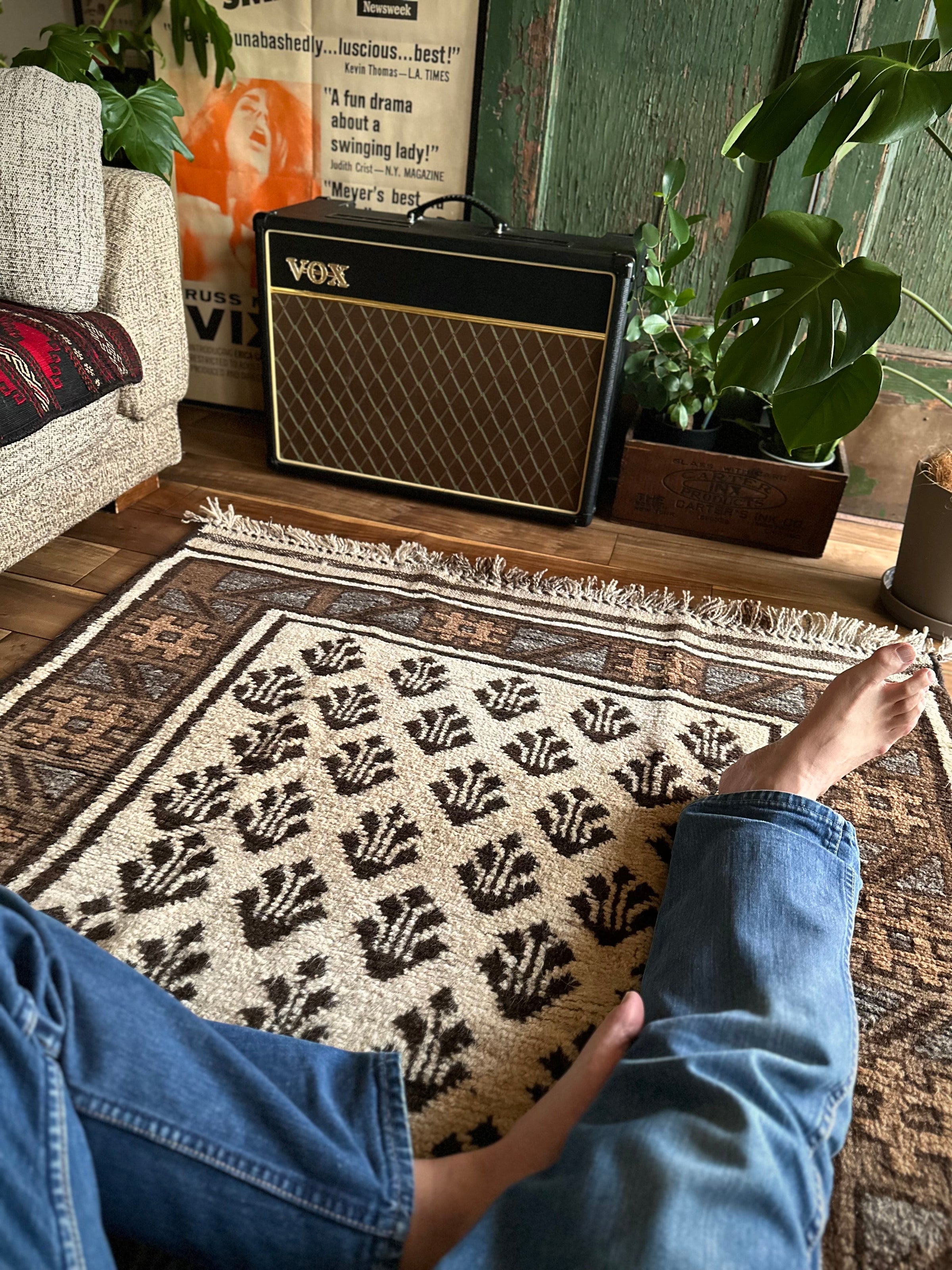 トライバルラグ タイマニ バルーチ ヴィンテージラグ プリミティブ