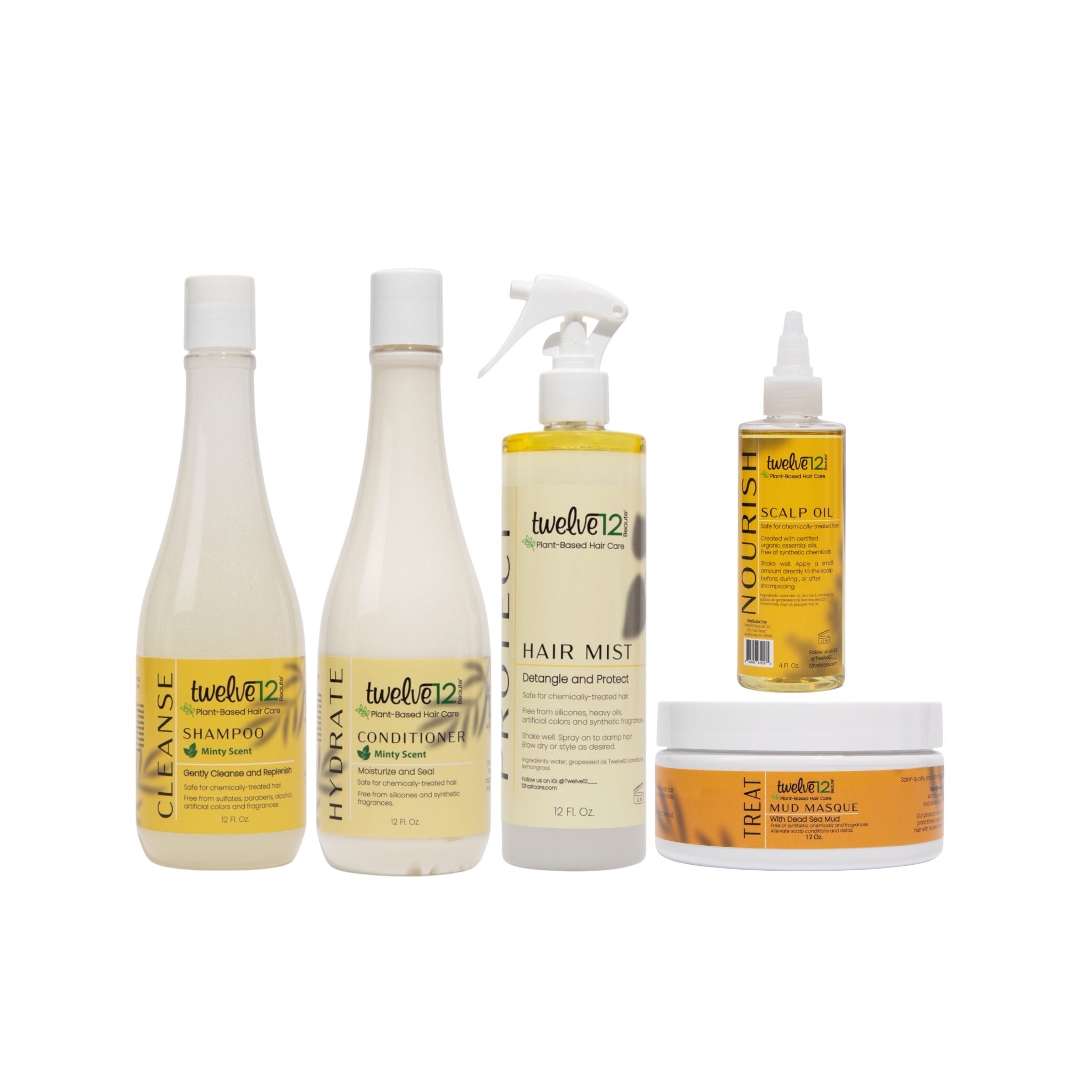 Complete Hair Health Kit Mint Scent (Clarifying) | Twelve12Beaute