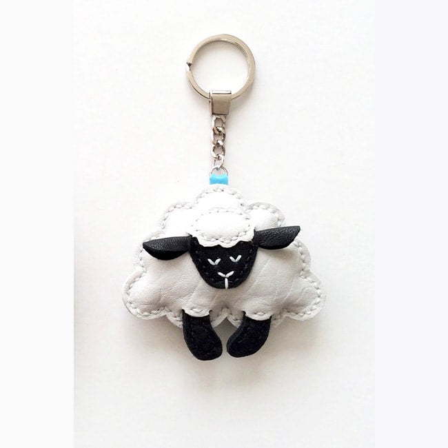 ふわふわ ひつじキーホルダー | Fu's room