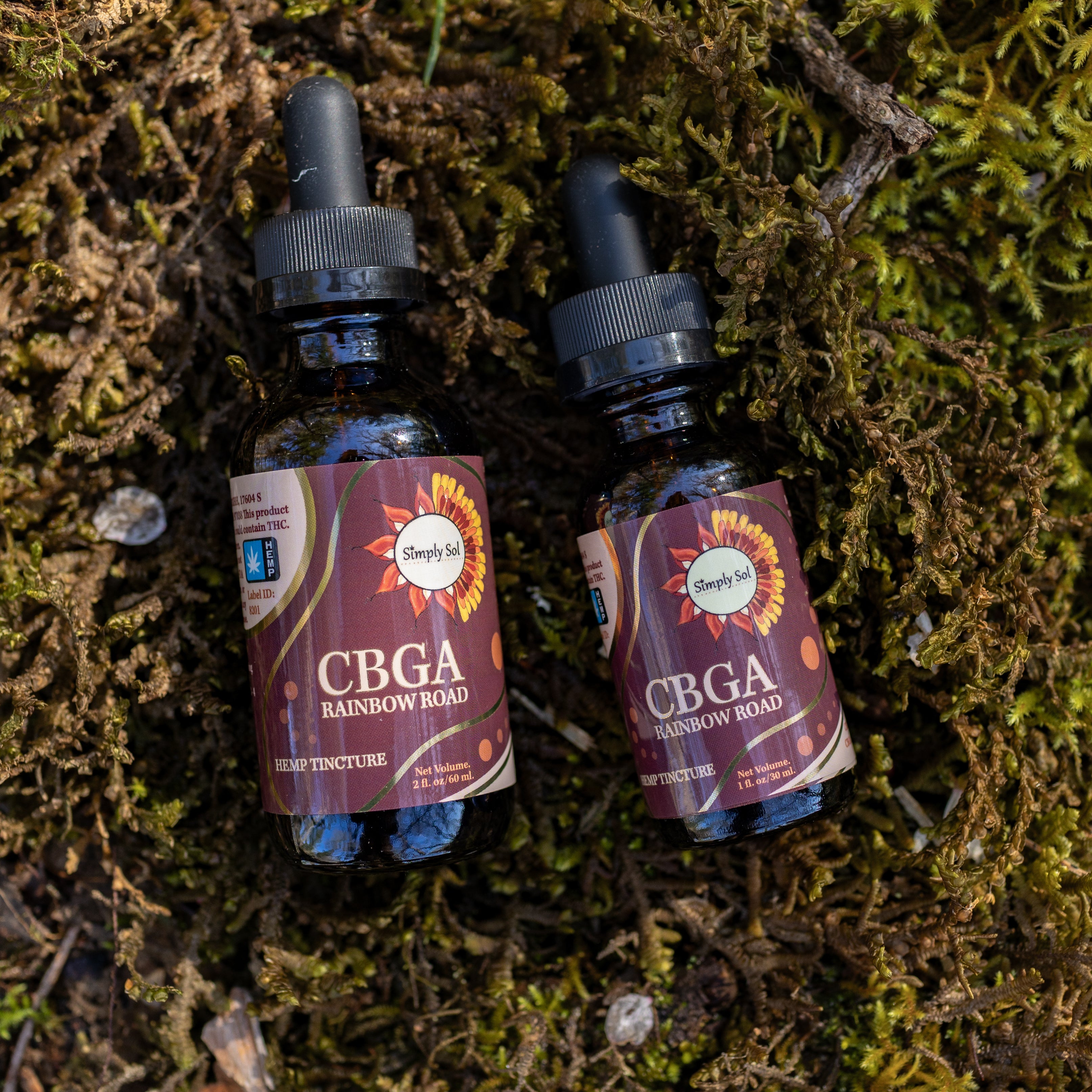 Rainbow Road ~ Full Spectrum CBGA Tincture | Simply Sol Llc