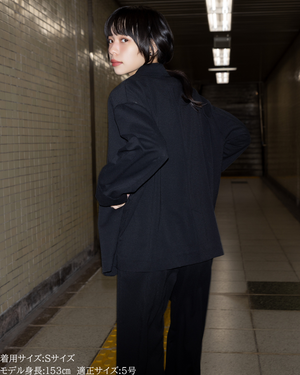 147_ichi_yon_nana】ジョーゼットジャケット（セットアップ可能