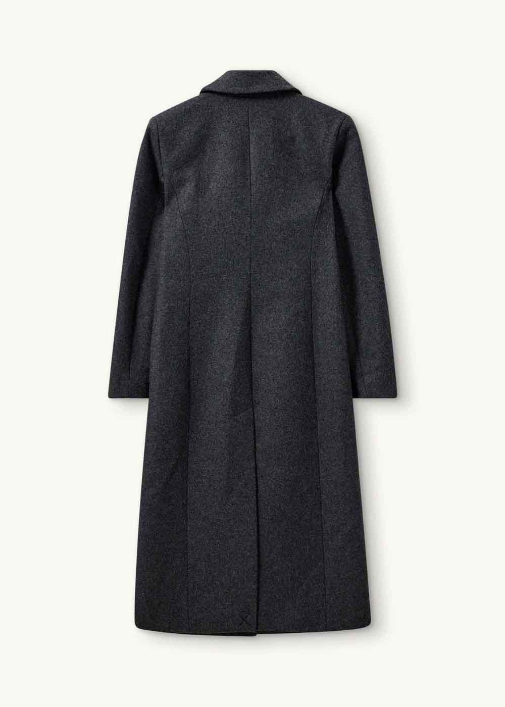 THE GARMENT: Grey Tailored Wool Coat | 157Moments