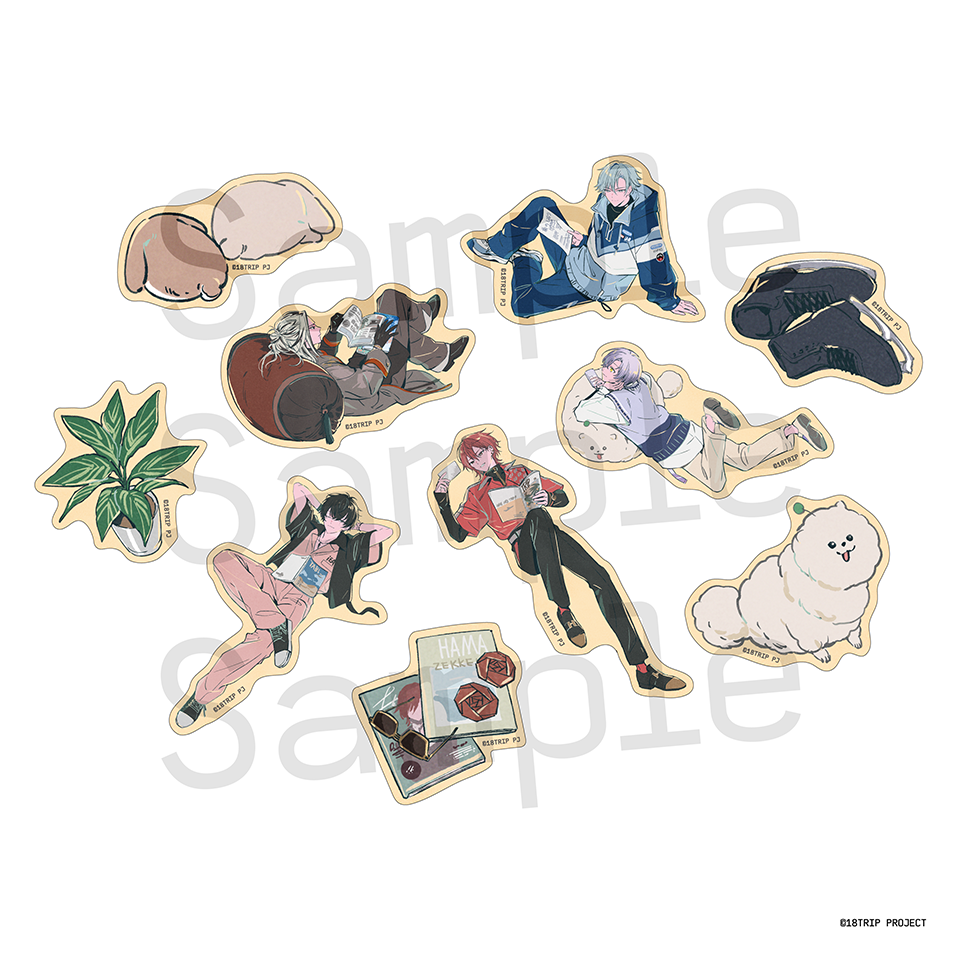 18TRIP Cassette #01~05』カセットイラストグッズ発売決定！ | 【公式